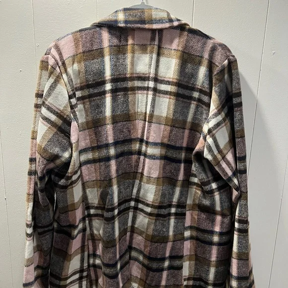 BiBi|Flannel Blazer| Size XL - Picture 2 of 6